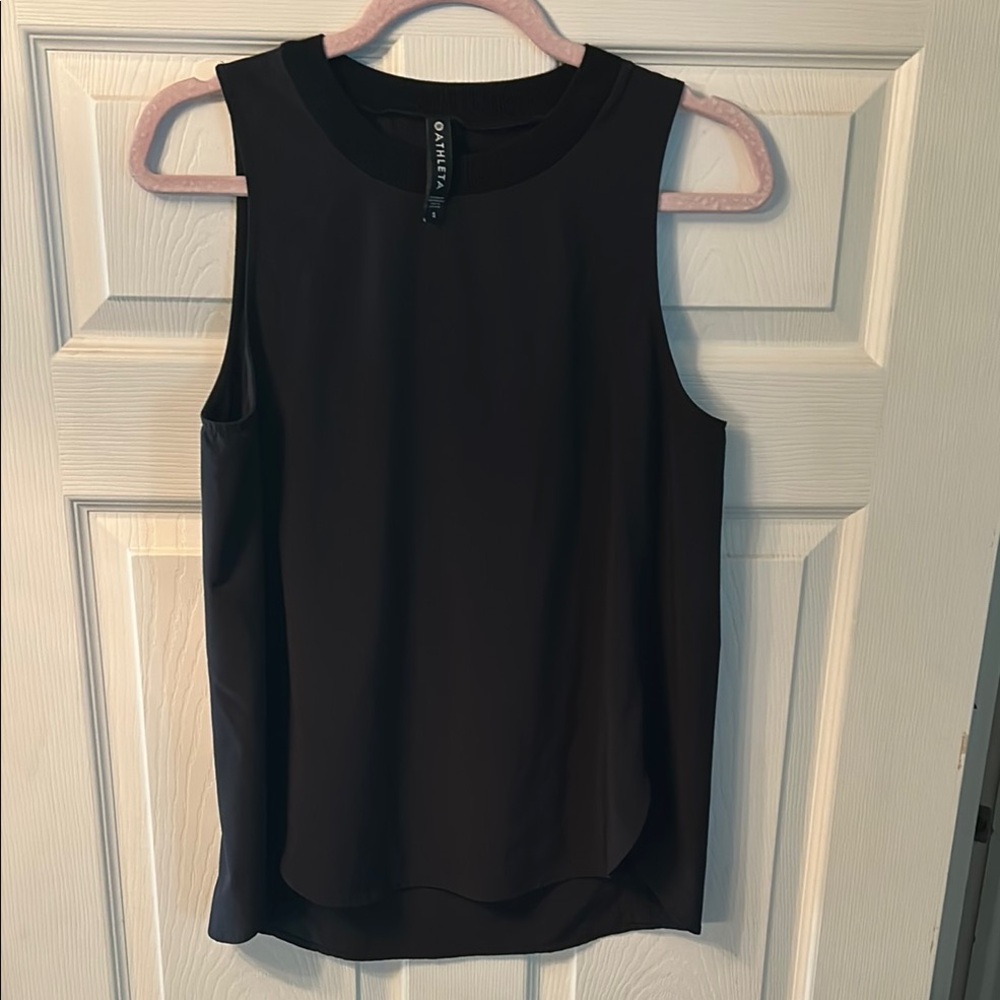 Athleta Black Sleeveless Performance Tank
